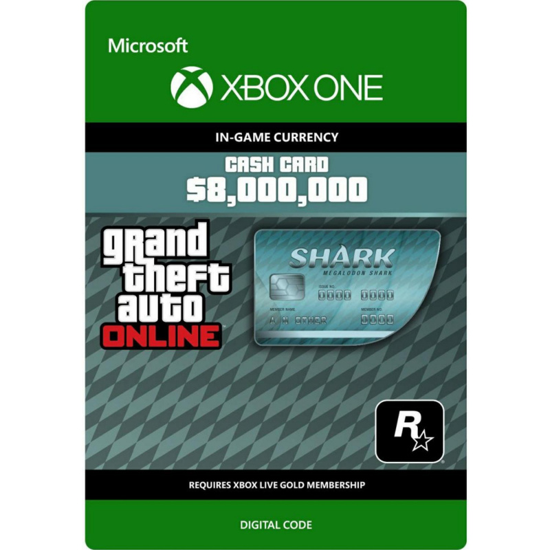 GTA V Megalodon Shark Cash Card Xbox One