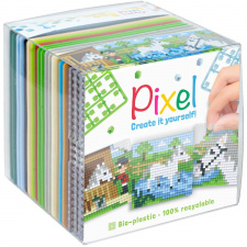 Pixelhobby Cube dėlionė Arkliai 