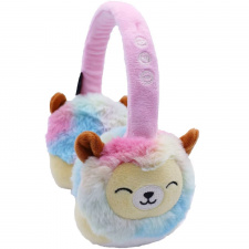 Squishmallows pliušinės Bluetooth ausinės Leonard The Lion 